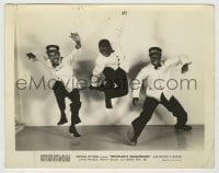 8a641 MOONLIGHT MASQUERADE 8x10.25 still 1943 The Three Chocolateers black tap dancing group!