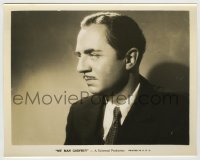 8a661 MY MAN GODFREY 8x10.25 still 1936 great profile portrait of William Powell in suit & tie!