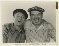8a679 NO MORE WOMEN 8x10.25 still 1934 great portrait of Edmund Lowe & Victor McLaglen laughing!