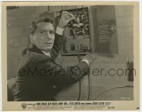 8a686 OCEAN'S 11 8x10 still 1960 great close up of Richard Conte switching the power off!
