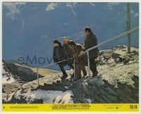 8a025 ON HER MAJESTY'S SECRET SERVICE 8x10 mini LC #6 1969 George Lazenby as James Bond on mountain!