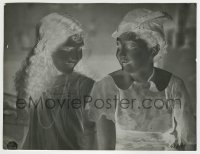 8a713 PETER PAN 7.25x9.75 still 1924 cool negative image of Mary Brian & Betty Bronson smiling!
