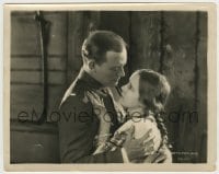 8a740 RENDEZVOUS 8x10.25 still 1923 romantic c/u of Conrad Nagel & pretty Lucille Ricksen!
