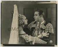 8a777 SAINTED DEVIL 8.25x10.25 still 1924 pretty Helena D'Algy loves suave Rudolph Valentino!