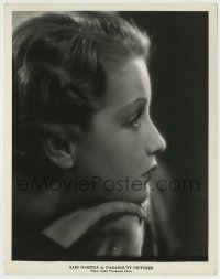 8a782 SARI MARITZA 8x10.25 still 1930s super close profile portrait of the pretty English actress!