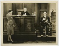 8a801 SIDEWALKS OF NEW YORK 8x10.25 still 1931 Anita Page points at shocked Buster Keaton in court!