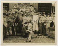 8a800 SIDEWALKS OF NEW YORK 8x10 still 1931 Buster Keaton with Anita Page shocking the kids!