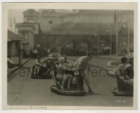 8a826 SPEEDY 8x10 still 1928 Harold Lloyd & Ann Christy in wacky bumper cars carnival ride!