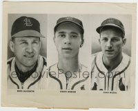 8a834 STAN MUSIAL/ENOS SLAUGHTER/CHUCK DIERING 7x9 news photo 1947 St. Louis Cardinals outfielders