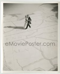 8a839 STORY OF VERNON & IRENE CASTLE 8.25x10 still 1939 Astaire & Rogers dancing on map by Miehle!