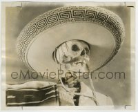 8a889 TIME IN THE SUN 8x10 still 1940 Sergei Eisenstein's re-edited semi-documentary, skeleton!