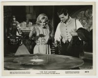 8a893 TIME MACHINE 8x10.25 still 1960 Rod Taylor & Yvette Mimieux in library ruins learning history!