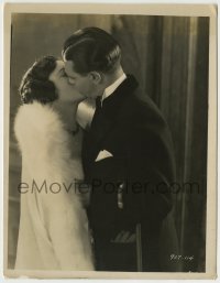 8a923 UNTAMED LADY 8x10 key book still 1926 best c/u of Gloria Swanson & Lawrence Gray kissing!