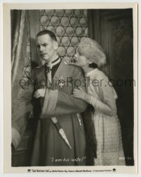 8a933 VIRTUOUS SIN 8x10 still 1930 great close up of Kay Francis & Russian General Walter Huston!
