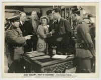 8a946 WEST OF SHANGHAI 8x10.25 still 1937 Asian officer Boris Karloff with Richard Loo & more!