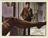 8a017 GRADUATE color English FOH LC 1968 classic image of Dustin Hoffman & sexy leg, Anne Bancroft!