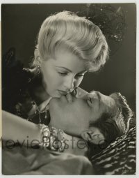 8a047 ADVENTURE deluxe 7.25x9.25 still 1945 Clark Gable & previous lover Lana Turner in Honky Tonk!