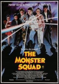 8b023 MONSTER SQUAD Aust 1sh 1987 art of young heroes and classic villains by Brian Clinton!