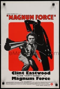 8b162 MAGNUM FORCE Belgian 1973 Clint Eastwood is Dirty Harry pointing his huge gun!