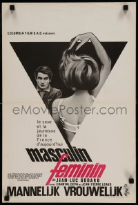 8b163 MASCULINE-FEMININE Belgian 1966 Jean-Luc Godard's Masculin, Feminin