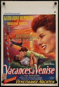 8b174 SUMMERTIME Belgian 1955 Katharine Hepburn went to Venice a tourist & came home a woman!