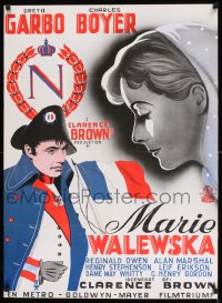 8b231 CONQUEST Danish 1937 Greta Garbo as Marie Walewska, Charles Boyer as Napoleon Bonaparte!