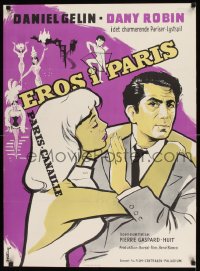 8b253 MAID IN PARIS Danish 1956 Pierre Gaspard-Huit's Paris Canaille, Dany Robin, Stilling art!