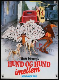 8b256 ONE HUNDRED & ONE DALMATIANS Danish R1990s classic Walt Disney canine family cartoon!