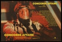 8b191 CONCORDE AFFAIR East German 11x16 1980 James Franciscus, Mimsy Farmer, different!