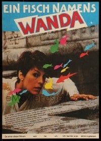 8b196 FISH CALLED WANDA East German 11x16 1988 sexiest Jamie Lee Curtis + completely different art!