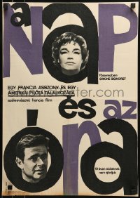 8b490 DAY & THE HOUR Hungarian 16x22 1963 Rene Clement directed, Simone Signoret & Stuart Whitman!