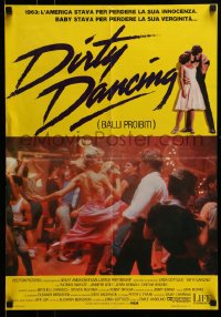 8b090 DIRTY DANCING Italian 19x26 pbusta 1987 Patrick Swayze & Jennifer Grey dancing!