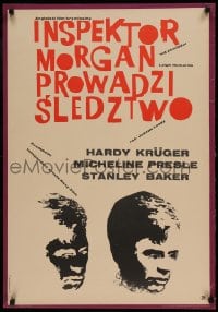 8b720 CHANCE MEETING Polish 23x33 1965 Micheline Presle, Hardy Kruger, Neugebauer art!
