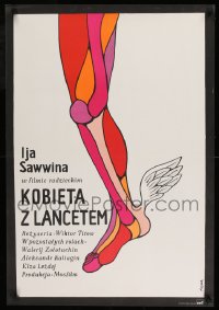 8b758 KAZHDYY DEN DOKTORA KALINNIKOVOY Polish 23x33 1974 Flisak art of winged foot!