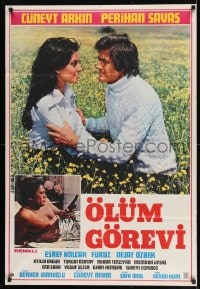 8b128 OLUM GOREVI Turkish 1978 Cuneyt Arkin, Perihan Savas, Esref Kocak, top cast in field!