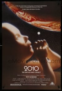 8c010 2010 1sh 1984 sequel to 2001: A Space Odyssey, full bleed image of the starchild & Jupiter!