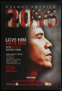8c011 2016: OBAMA'S AMERICA DS 1sh 2012 documentary about the President by D'Souza & Sullivan!