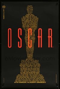 8c020 69TH ANNUAL ACADEMY AWARDS heavy stock 24x36 1sh 1997 image of Oscar from winning movie titles