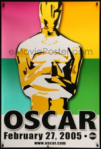8c022 77th ANNUAL ACADEMY AWARDS 1sh 2005 Brett Davidson artwork of the Oscar!
