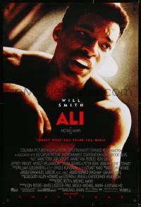 8c036 ALI advance DS 1sh 2001 Will Smith as heavyweight champion boxer Muhammad Ali, Michael Mann