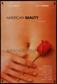 8c058 AMERICAN BEAUTY DS 1sh 1999 Sam Mendes Academy Award winner, sexy close up image!