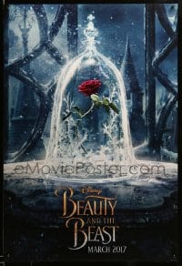 8c119 BEAUTY & THE BEAST teaser DS 1sh 2017 Walt Disney, great image of The Enchanted Rose!