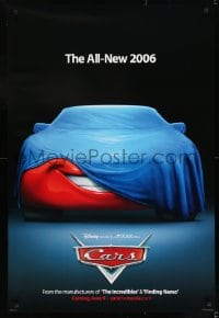 8c166 CARS advance DS 1sh 2006 Walt Disney Pixar animated automobile racing, Lightning McQueen!