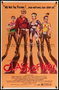 8c187 CLASS OF 1984 1sh 1982 art of bad punk teens, we are the future & nothing can stop us!