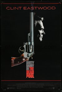 8c229 DEAD POOL 1sh 1988 Clint Eastwood as tough cop Dirty Harry, cool gun image!