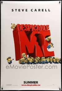 8c236 DESPICABLE ME advance DS 1sh 2010 Summer style, Steve Carell, cute CGI, superbad, superdad!