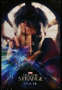 8c244 DOCTOR STRANGE teaser DS 1sh 2016 sci-fi image of Benedict Cumberbatch in the title role!