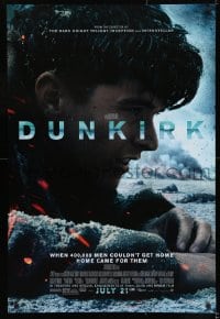 8c248 DUNKIRK advance DS 1sh 2017 Christopher Nolan, Tom Hardy, Murphy, different close-up!