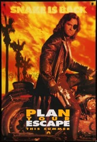 8c274 ESCAPE FROM L.A. teaser 1sh 1996 John Carpenter, Kurt Russell returns as Snake Plissken!