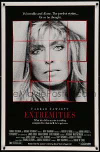 8c277 EXTREMITIES 1sh 1986 'perfect victim' Farrah Fawcett gets revenge on rapist James Russo!